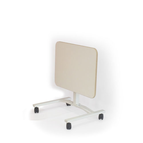 Стол для ноутбука на колесиках с регулировкой высоты и угла наклона «Твист», белый