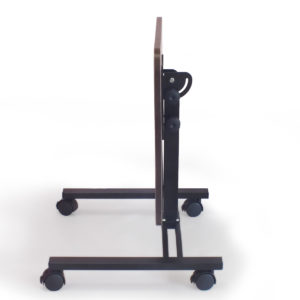 Стол для ноутбука на колесиках с регулировкой высоты и угла наклона «Твист», венге - черный